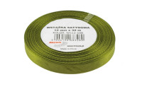 Wstążka satynowa 12mmx32m zielona 3 Brewis